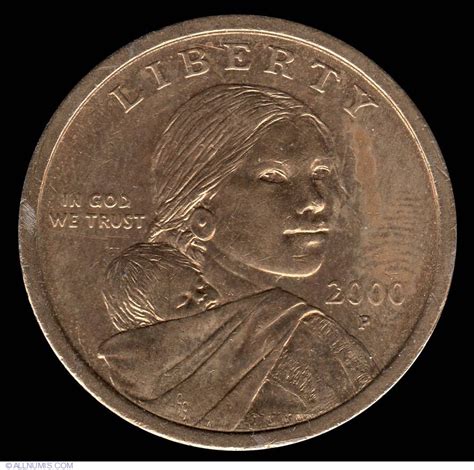 Sacagawea Dollar 2000 P, Dollar, Sacagawea (2000-present) - United ...