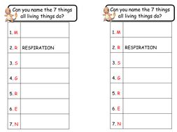 Pokemon Science - MRS GREN - The 7 Life Processes | Teaching Resources