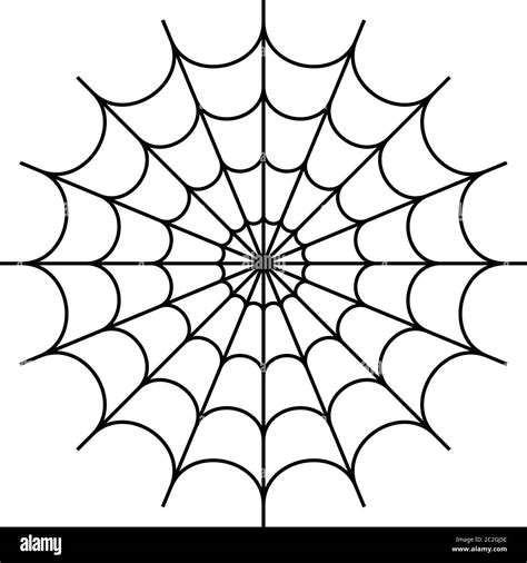 Spider Web Icon Design Vector Art Illustration Stock Vector Image & Art - Alamy