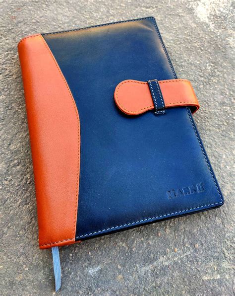 Buy genuine leather A5 journal cover with extra sleeves - M II brand