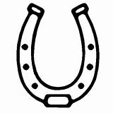 Horseshoe Coloring Page sketch template