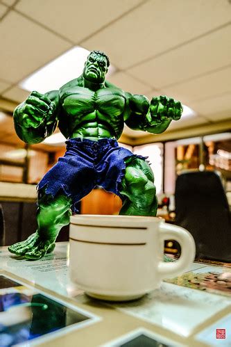 Touch my coffee... | Try to touch my coffee and Hulk will sm… | Daniel Go | Flickr