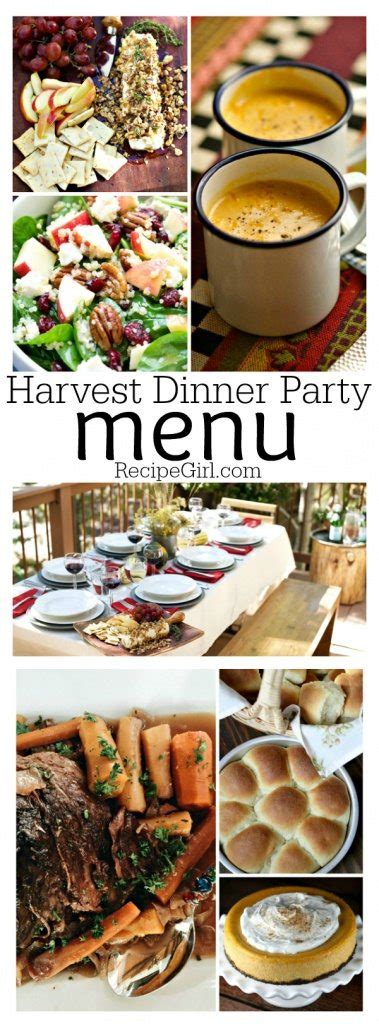 Harvest Dinner Party Menu - Recipe Girl