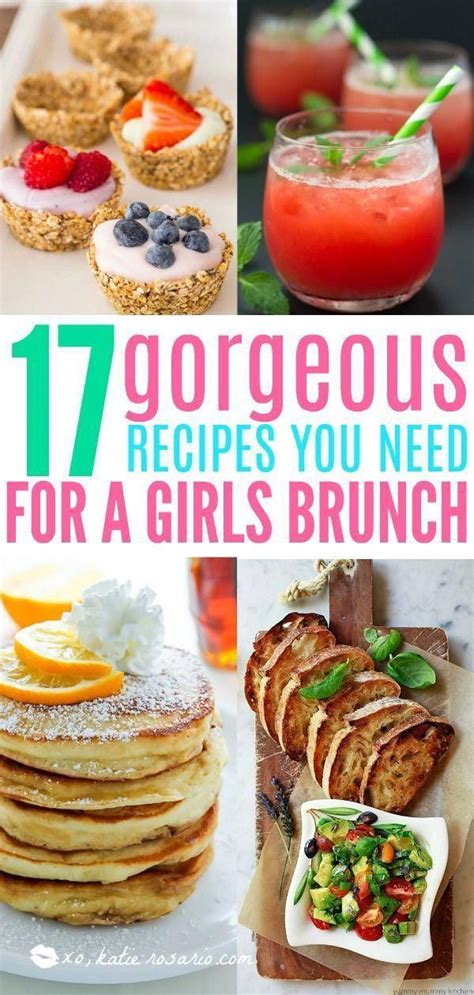 17 Gorgeous Recipes You Need for A Girls Brunch | Planning the perfect brunch recipes is ...