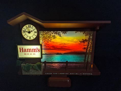 Home & Garden Home Décor Plaques & Signs Hamms Beer Dusk to Dawn Sign ...