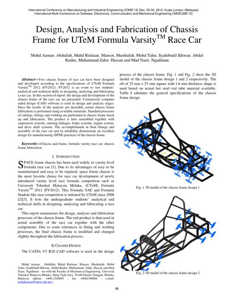 Chassis Frame Design Guidelines | Webframes.org