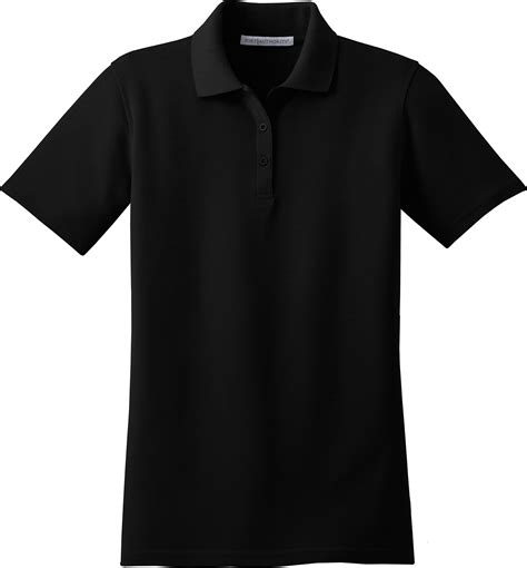 Black polo shirt, Shirt template, Polo