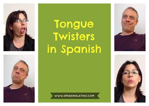 Tongue Twisters in Spanish FREE Printables for Spanish Teachers