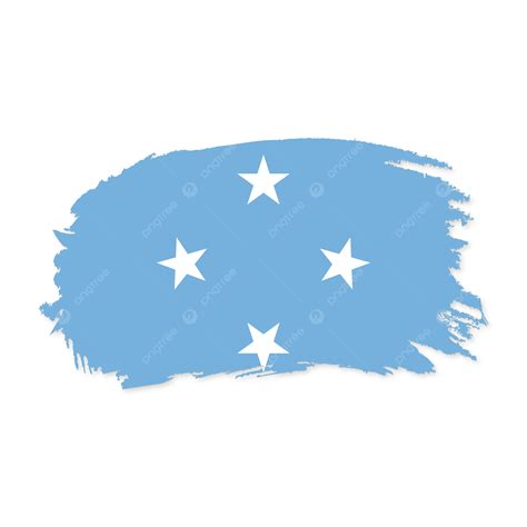 Micronesia Stock Flag Vector With Transparent Background, Micronesia ...