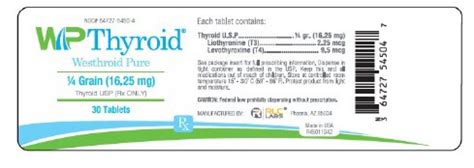 Medication used to treat underactive thyroid recalled because it may not be strong enough ...