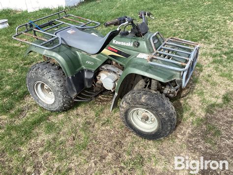 2001 Kawasaki Bayou 220 ATV BigIron Auctions