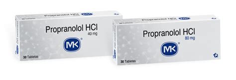 Propranolol HCl MK® - Vademécum de Medicamentos MK