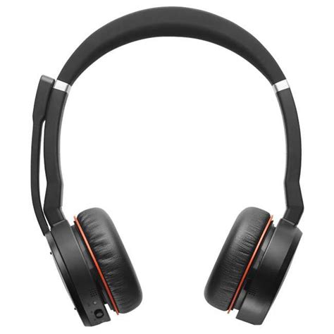 Jabra Evolve 75 ANC Wireless Headphones with Dual Bluetooth ...