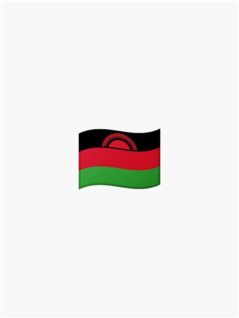 " Malawi Flag Emoji" Sticker for Sale by Stickypegatinas | Redbubble