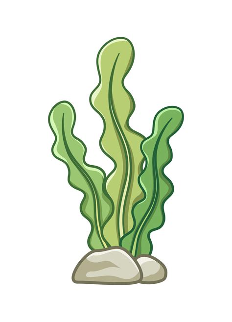 Underwater seaweed vector illustration clipart 16137783 Vector Art at ...