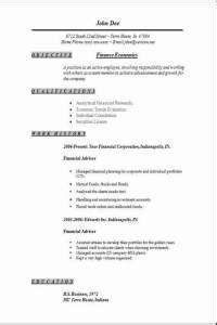 Finance Economics Resume, Occupational:examples, samples Free edit with word