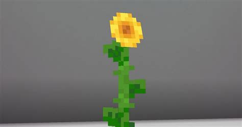 Sunflower in Minecraft