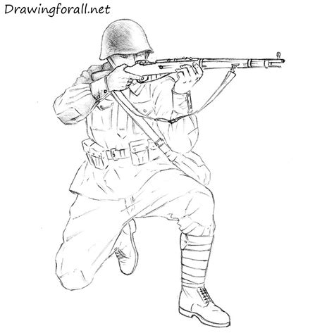 How To Draw A Army Man Easy - img-loaf