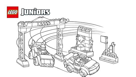 10673 Race Car Rally 3 - Coloring pages - Activities - LEGO® Juniors - LEGO.com | Race car ...