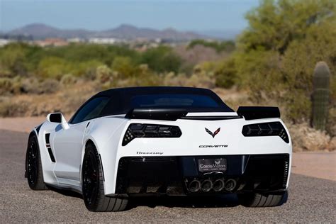 Hennessey-tuned Corvette C7 Grand Sport Convertible Packs 750 HP, Looks Ice Cool - autoevolution