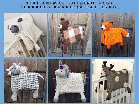 Animal Baby Blankets collection | Crafting Happiness