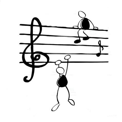 Funny Music Note Sticker™ | Music humor, Music notes, Music