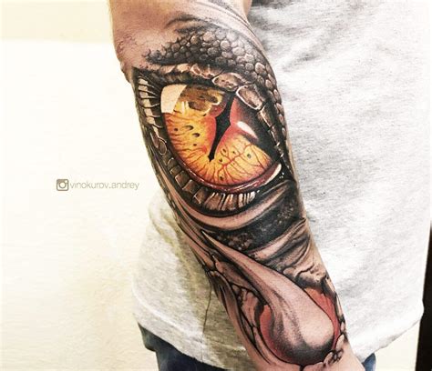 Dragon Eye tattoo by Andrey Vinokurov | Photo 21198