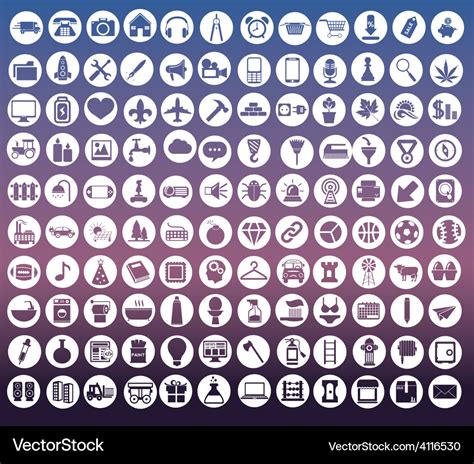 Icons Royalty Free Vector Image - VectorStock