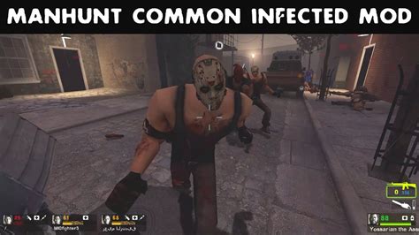 Left 4 Dead 2 - Manhunt Common Infected Mod - YouTube