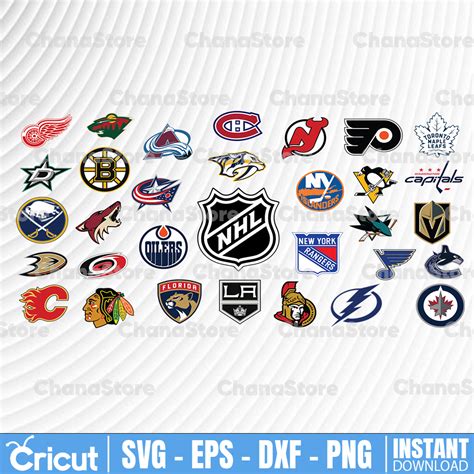 NHL Logo svg Bundle – Hockey League Logo–NHL Logo NHL Svg Ve - Inspire ...