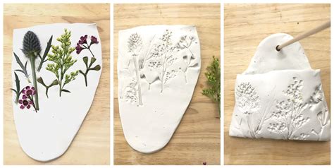 Pressed Flowers in Clay — ART CAMP