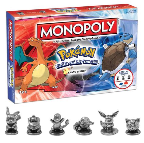 Monopoly Pokemon Kanto Edition Boardgame – BrickSeek