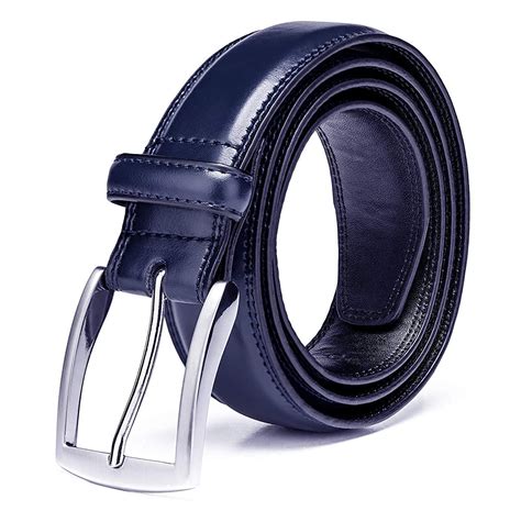 KML - Men's Belt, Genuine Leather Dress Belts for Men with Single Prong ...