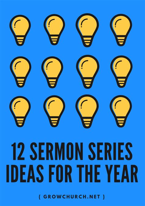 12 Compelling Sermon Series Ideas You Can Use in 2019