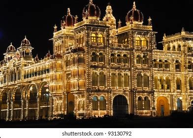 Mysore Palace Night India Stock Photo 93130792 | Shutterstock