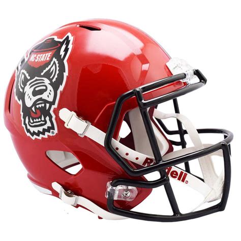 NC State Wolfpack Red Tuffy Speed Replica Football Helmet – The Speedy Cheetah