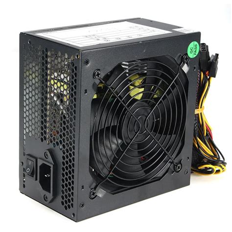 High Quality 1000W Computer PC Power Supply for CPU Active PFC Efficient 2 PCIE LED Fan ATX 12V ...