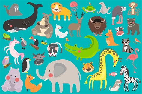 Wildlife animal cartoons - Download Free Vectors, Clipart Graphics & Vector Art