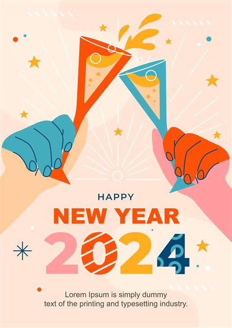 Free 2024 Happy New Year Cards, Posters and Templates |UPDF