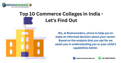 Best top 10 Commerce Colleges in India 2023 - Let's Find Out - Brainwonders