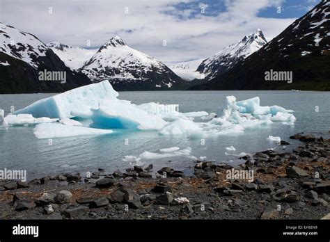 Icebergs in Portage Lake, Alaska Stock Photo: 79490357 - Alamy