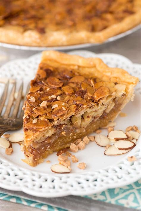 Toffee Almond Pie - Crazy for Crust