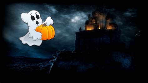 Halloween Ghost Desktop Wallpaper 34705 - Baltana