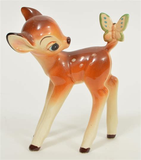 Lot - Vintage Walt Disney Productions Bambi Figurine