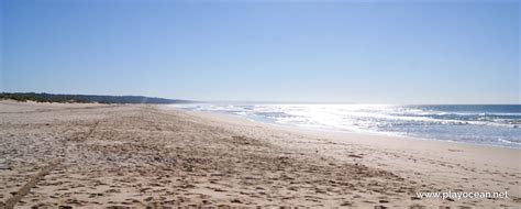 Praia da Mata Beach in Costa da Caparica, Almada • Portugal