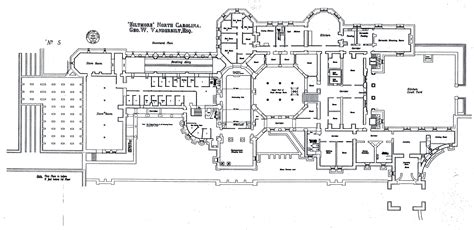 Biltmore House- Basement- floorplan | Biltmore house, Floor plans ...