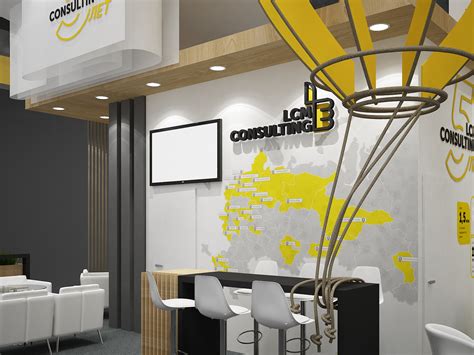 LCM_consulting exhibition stand on Behance