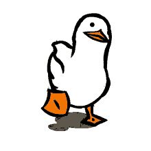 Walking Duck Animated Happy Waddle GIF | GIFDB.com