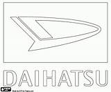Car Brands coloring Pages Printable Games  Coloring Daihatsu sketch template