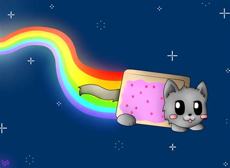 Nyan Cat by pelusart on DeviantArt